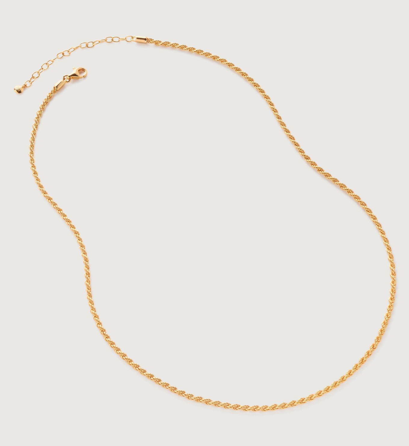 Rope Chain Necklace 41-46cm/16-18" | Monica Vinader (Global)