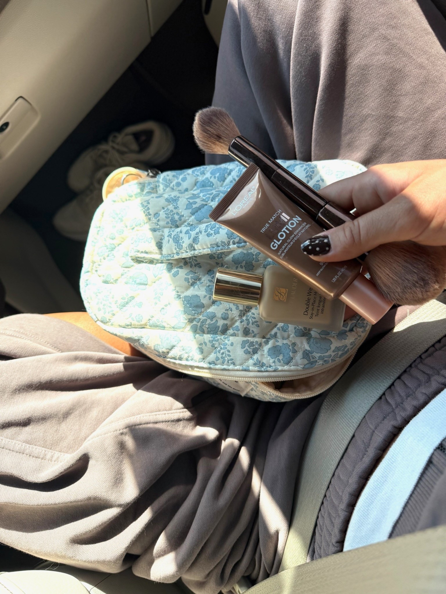 About to attempt my makeup in the car on this roadtrip! I’ll 100% be carsick after this…🤢 linking all my daily beauty favs!

#LTKBeauty