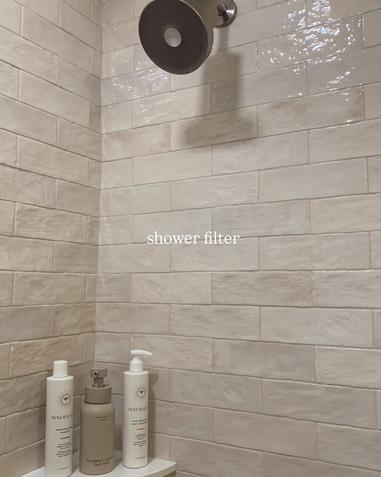 JOELIE SHOWER HEAD FILTER | MY SHOWER NONTOXIC FAVORITES! 

CODE KERSTYNNICOLEWEATHERMAN FOR SOME $$ off!
@PRIMALLYPURE “KERSTYN” for 10% off
Blondies definitely need this it will help you color from going super brassy!

PRODUCT DETAILS: 
The Jolie Filtered Showerhead removes chlorine, heavy metals & other contaminants from your shower water - to improve your skin, hair and wellbeing.

#LTKbeauty #LTKfamily 

#LTKU