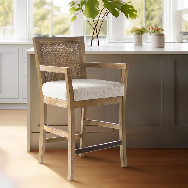 Adetutu Cane Back Counter Stool | Wayfair North America