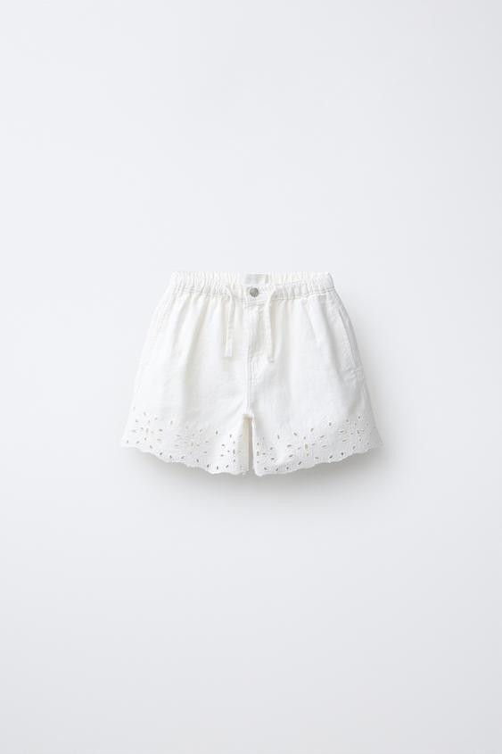 EMBROIDERED SHORTS | Zara US