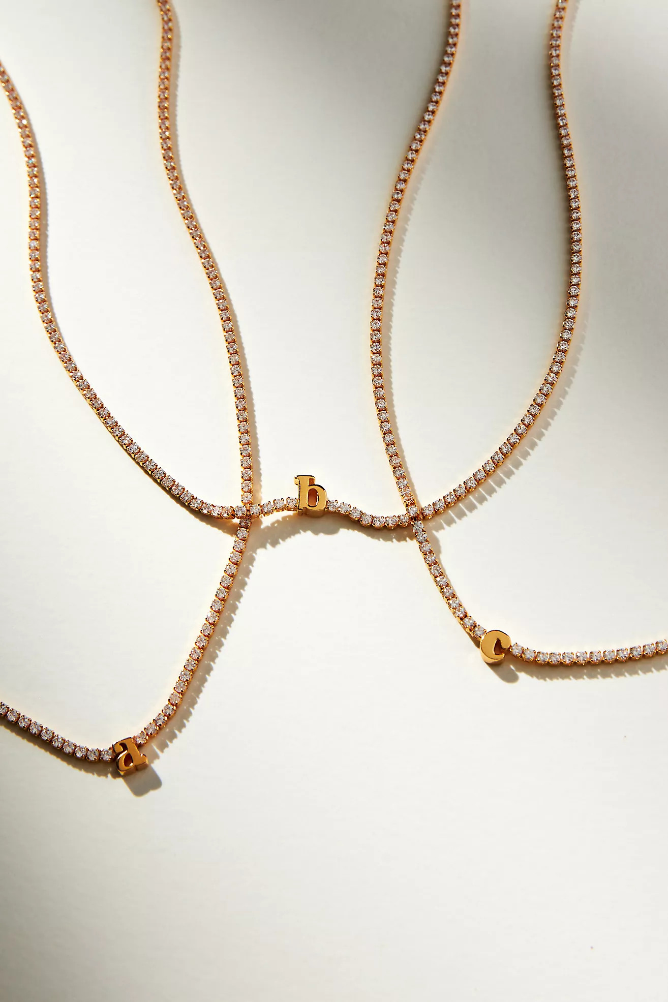 Monogram Pavé Necklace | Anthropologie (US)