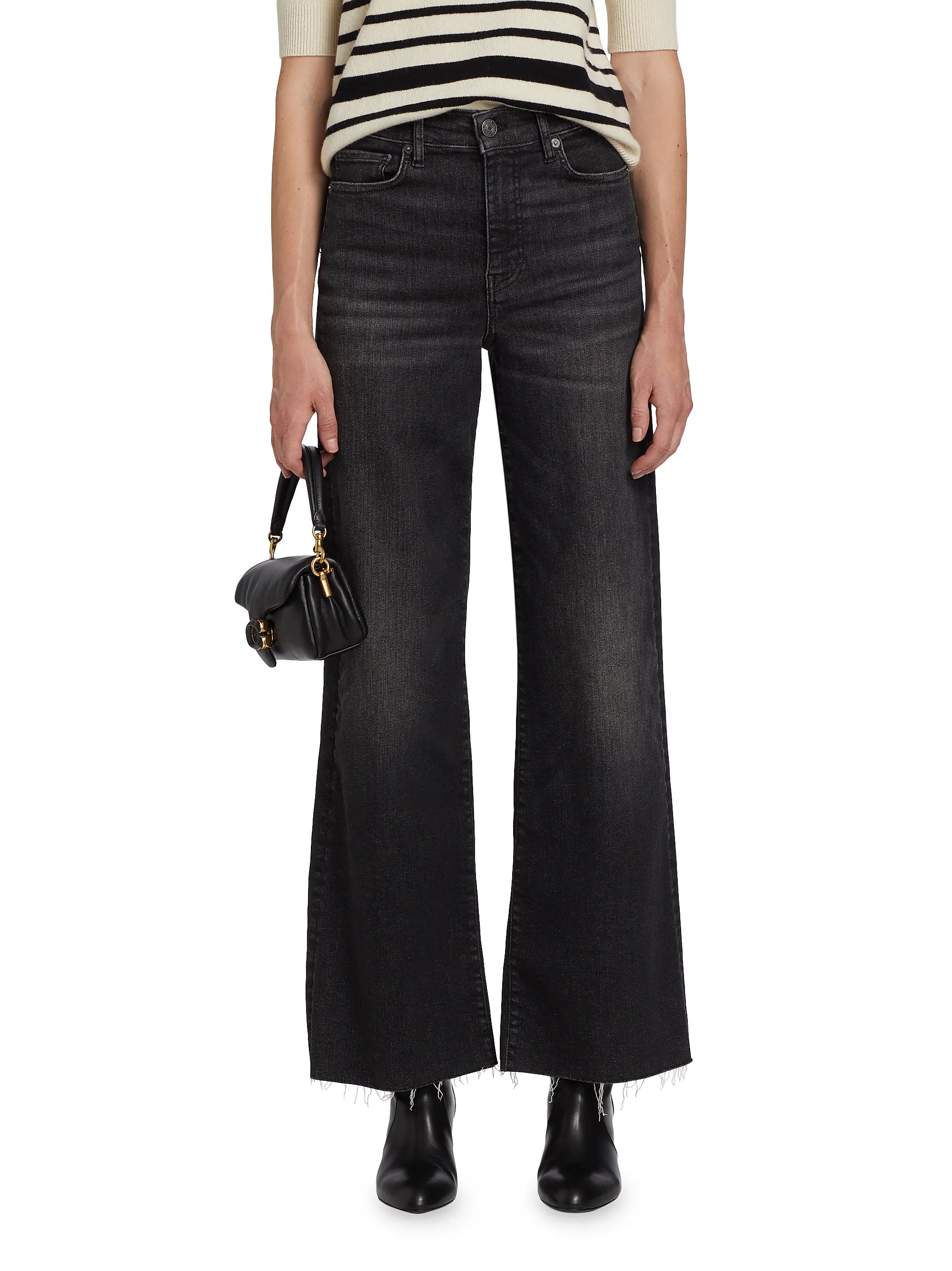 Le Slim Palazzo Jeans | Saks Fifth Avenue