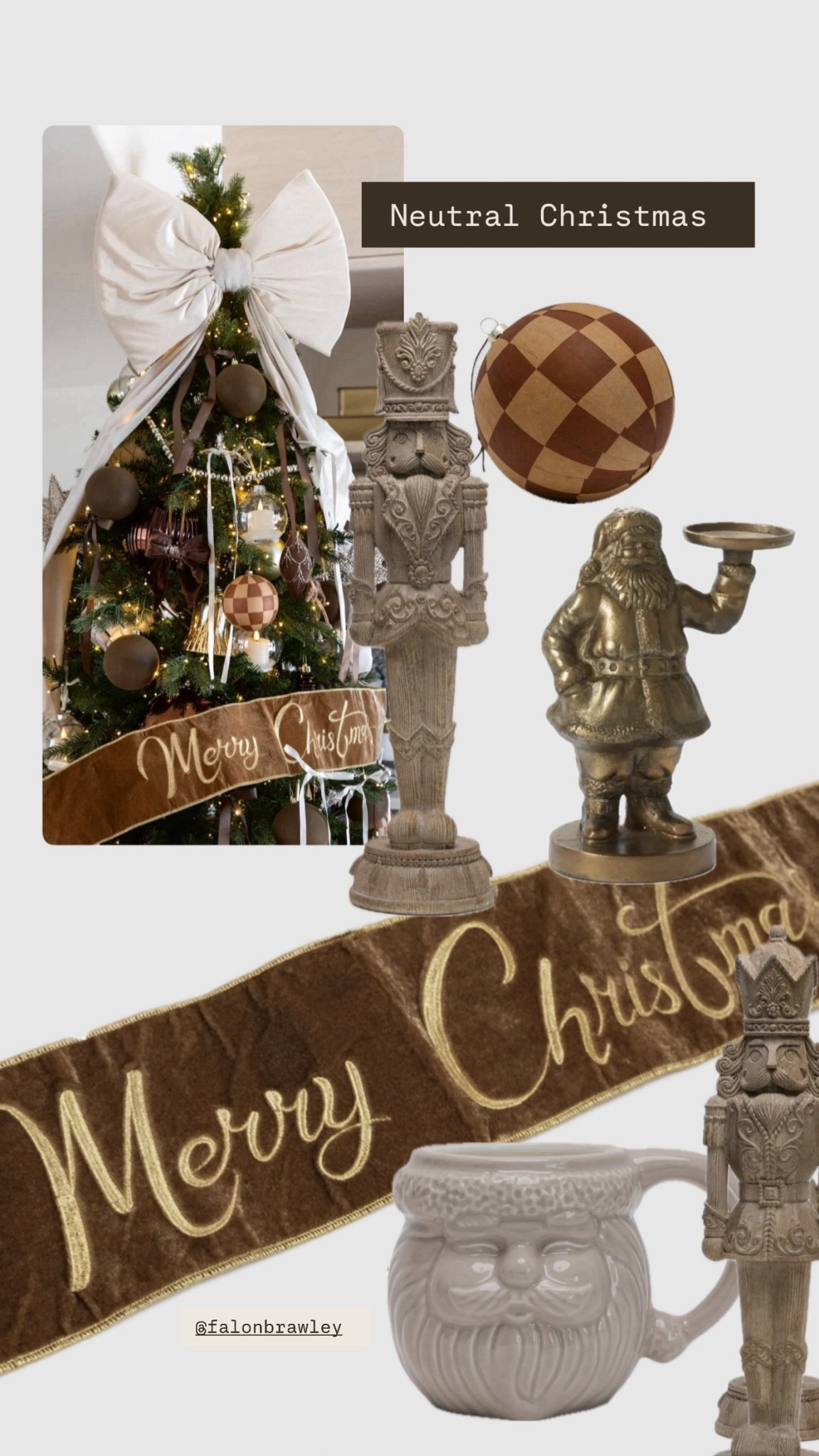 Love this bronze velvet ribbon for the tree! Neutral holiday brown decor muted holiday home decor tree 

Christmas decor

#LTKHoliday #LTKHome #LTKGiftGuide