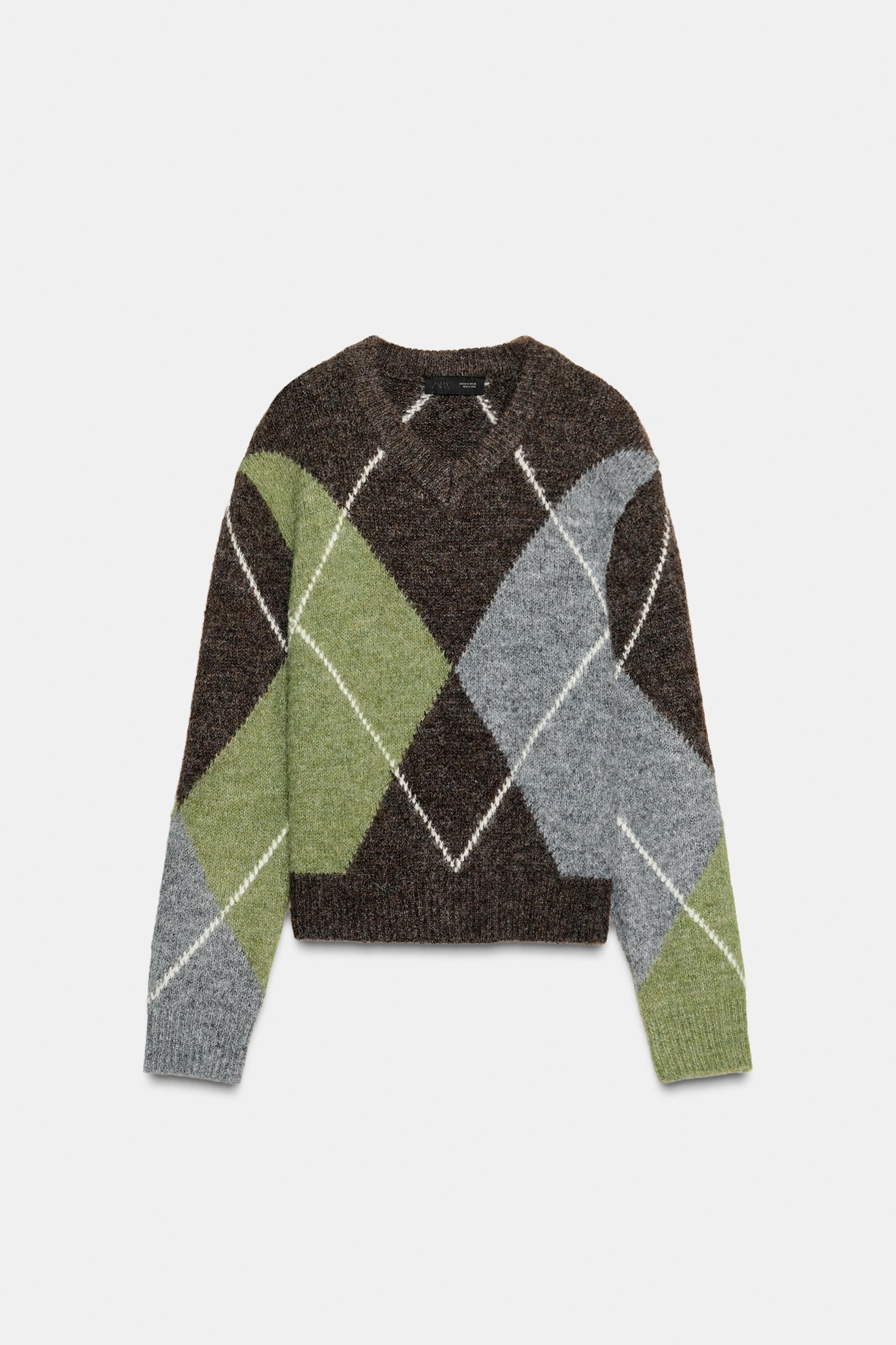 DIAMOND KNIT JUMPER | Zara UK