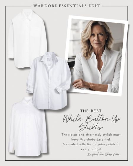 The Best White Button-Up Shirts

The classic and effortlessly stylish must-have Wardrobe Essential. 

A curated collection at price points for every budget.

Wardrobe Essentials/Staples edit. Whether you are starting from scratch or just want to elevate your confidence with your existing wardrobe. A great white button-up white shirt is a must have for effortless, timeless and ageless style.

#LTKOver40 #LTKStyleTip