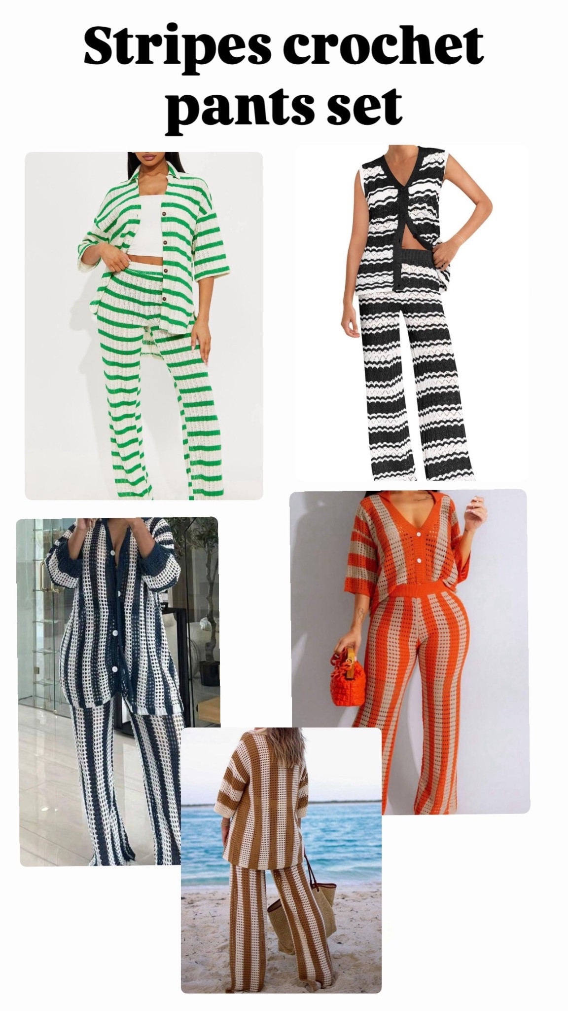 Crochet set for the summer 
Pants set 

#LTKFindsUnder50 #LTKPetite #LTKSeasonal