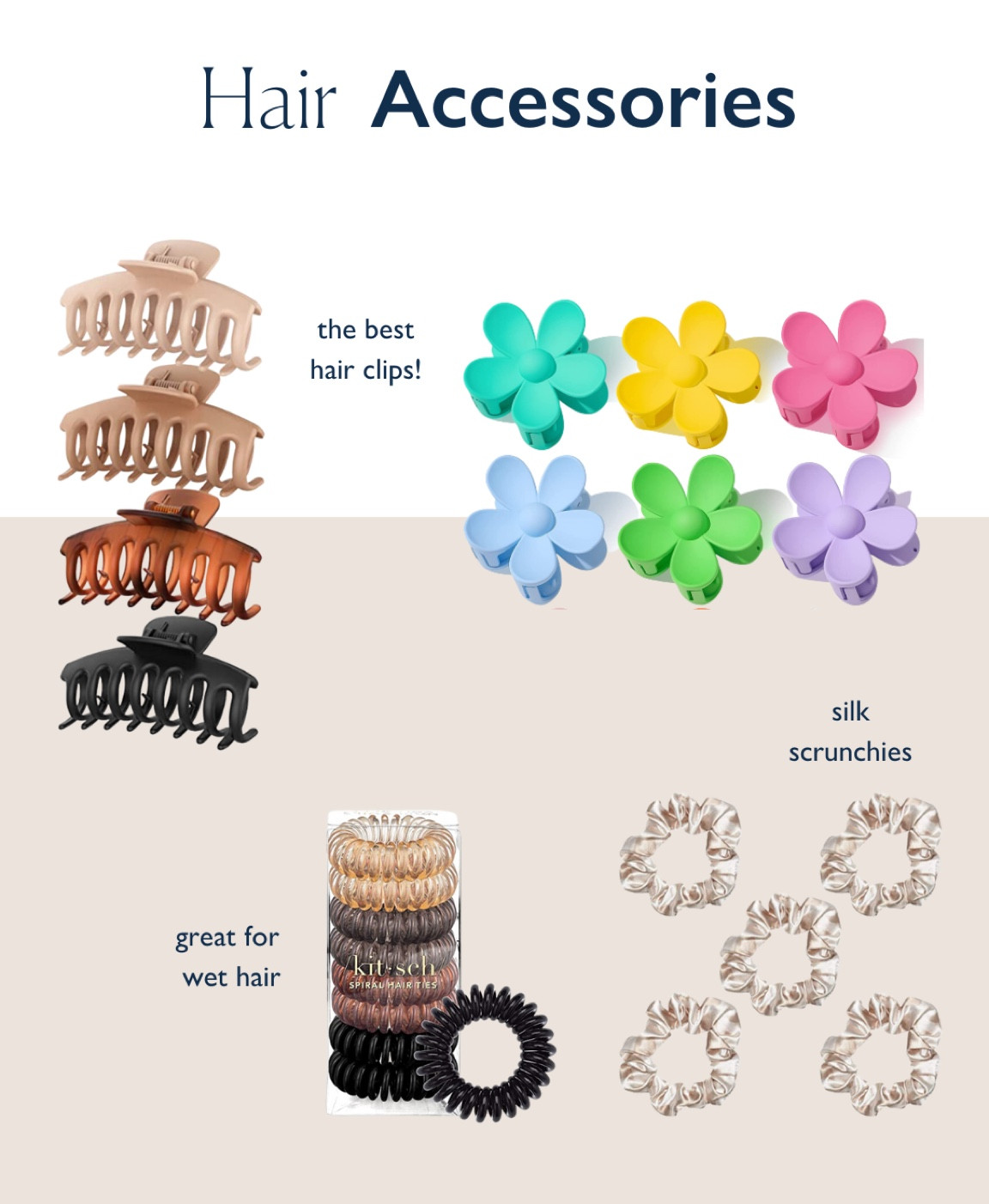 my most used hair accessories! 

#LTKbeauty #LTKhome #LTKFind