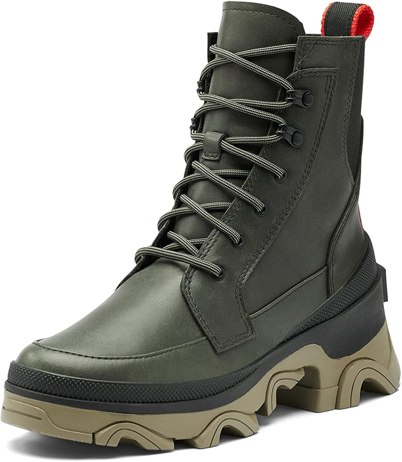 SOREL Women's Brex Boot Lace — Waterproof Leather Rain Boot | Amazon (US)