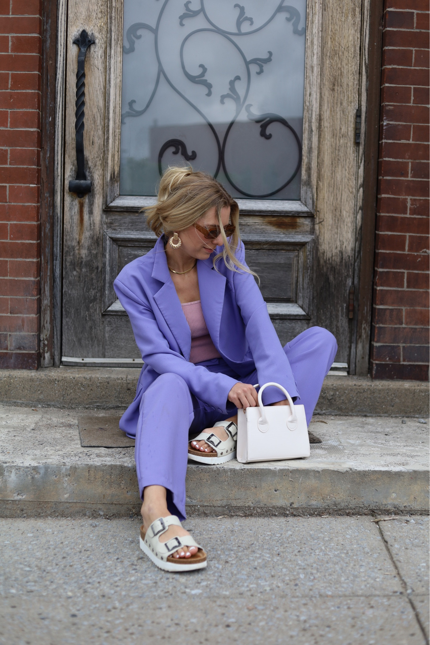 Lavender haze in a coord set! Taylor Swift, I see you 👋🏻 

#LTKfit #LTKstyletip #LTKFind