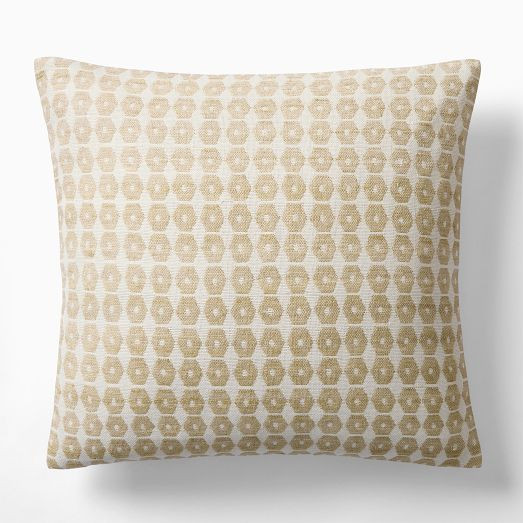Honeycomb Silk Pillow Cover | West Elm (US)
