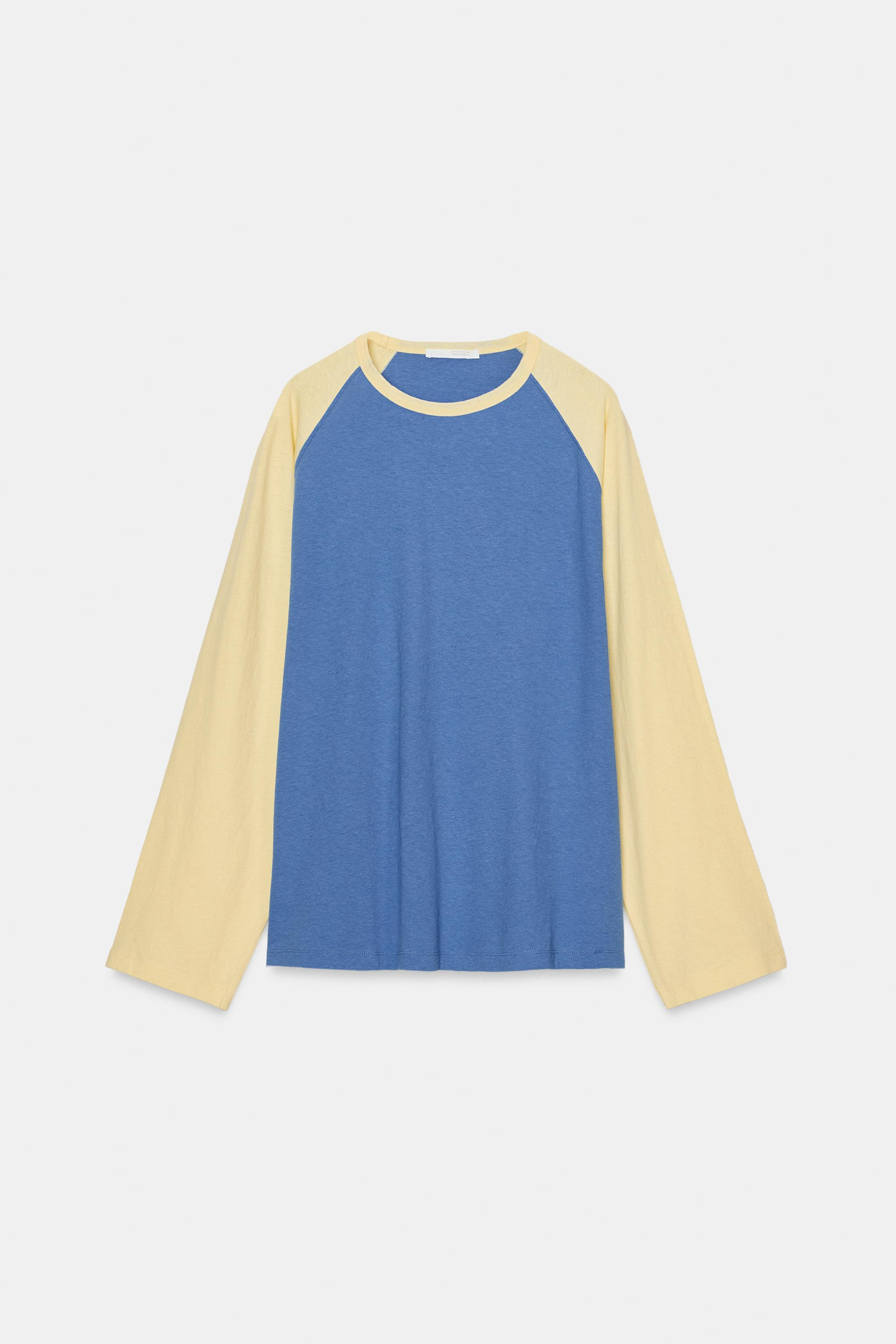LONG SLEEVE RAGLAN T-SHIRT | Zara US