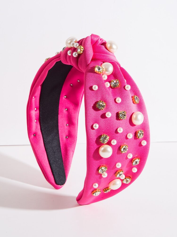 Faux Pearl & Knot Decor Headband
       
              
              $4.70        
    (100+)
  ... | SHEIN