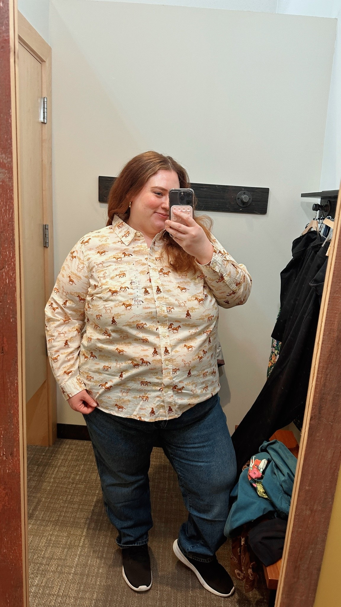 Duluth always has the cutest button up T-shirts that fits larger busted plus sizes really well up to a 4X.￼

#LTKPlusSize #LTKMidsize