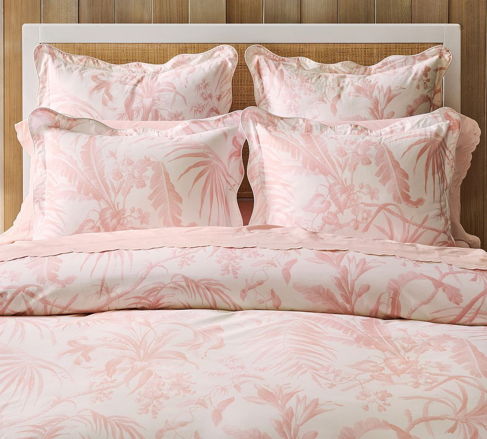 Cynthia Rowley Scalloped Edge Duvet Cover | Pottery Barn (US)
