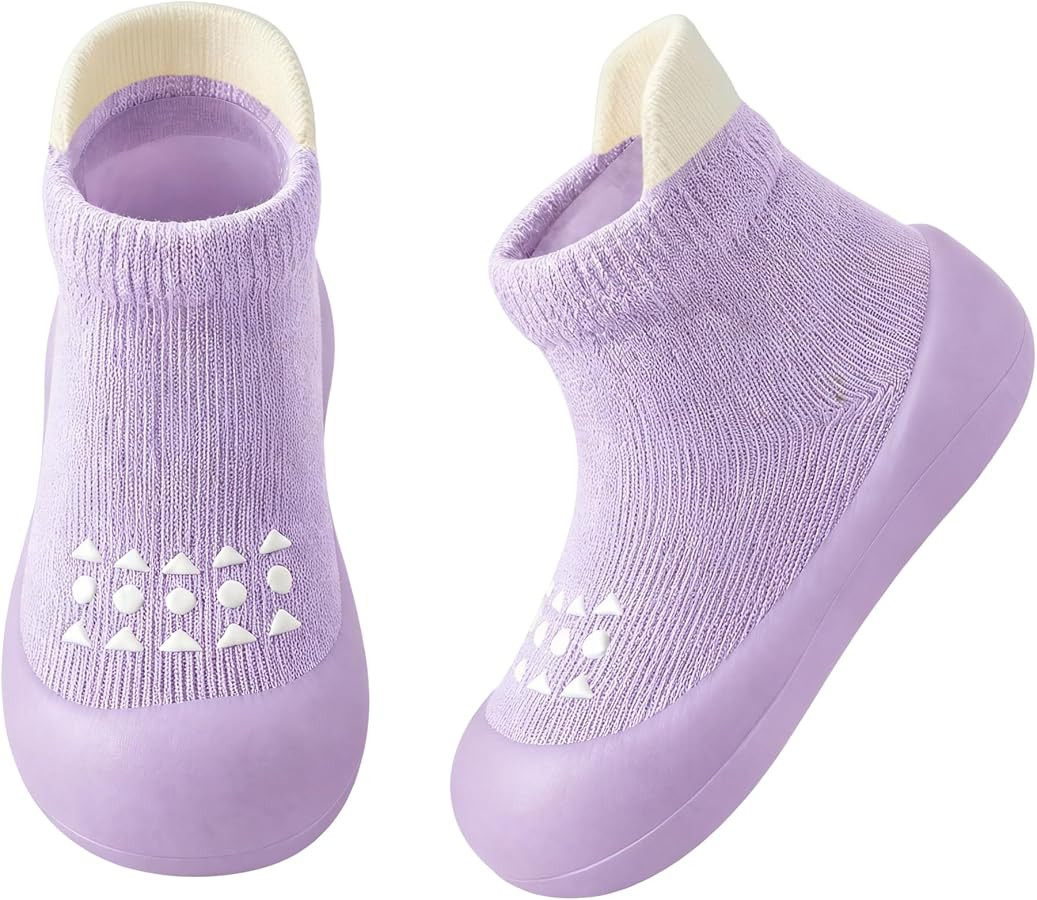 Baby Sock Shoes Toddler Walking Shoes Infant Slippers | Amazon (US)