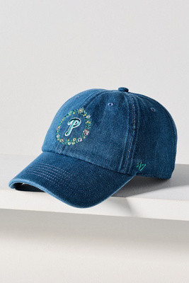 '47 Denim Floral Baseball Cap | Anthropologie (US)
