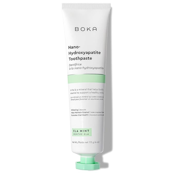 Boka Fluoride Free Toothpaste Nano Hydroxyapatite, Helps Remineralize, Appropriate for Sensitive ... | Amazon (US)