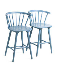 Set Of 2 18x37 Spindle Back Counter Stools | Chairs & Seating | Marshalls | Marshalls