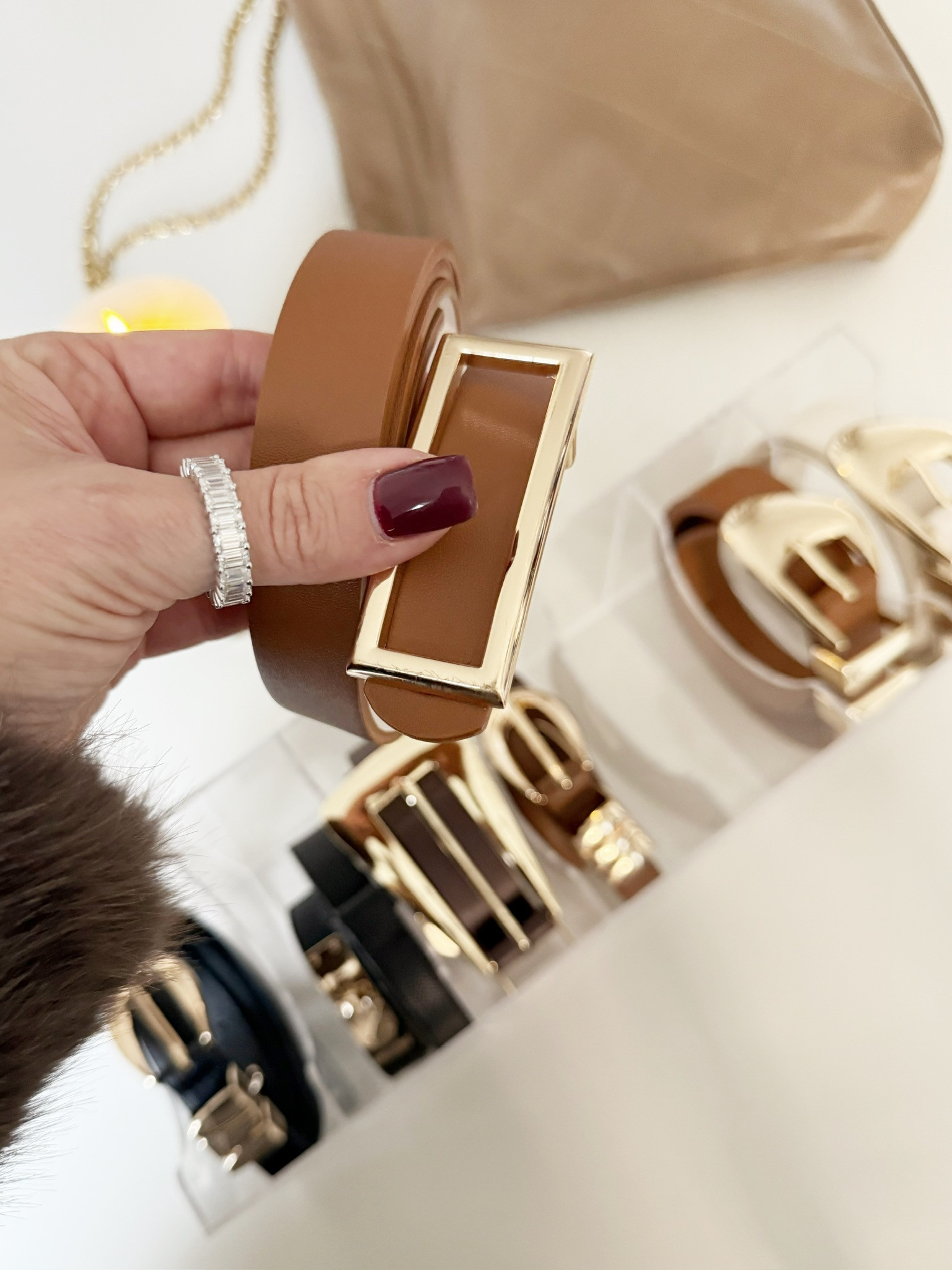 ✨ELEVATED CLASSICS · POLISHED GOLD DETAILS✨ These belts are the ultimate finishing touch — sleek, structured, and timeless. The gold hardware instantly adds sophistication to any outfit, while the buttery faux leather feels luxe and high-end. They pair beautifully with denim, trousers, or dresses for a refined, pulled-together look every time.

#TheHillaryStyle #Amazon #AmazonFashion #LuxuryLookForLess #AffordableLuxury #AmazonFinds #DesignerInspiredStyle #ChicOnABudget #ElevatedEssentials #TimelessWardrobe #ModernClassic #EffortlessFashion #HighEndStyleOnABudget #FallStyleInspo #EverydayStyle 

 #LTKOver40 #LTKFindsUnder50 #LTKStyleTip