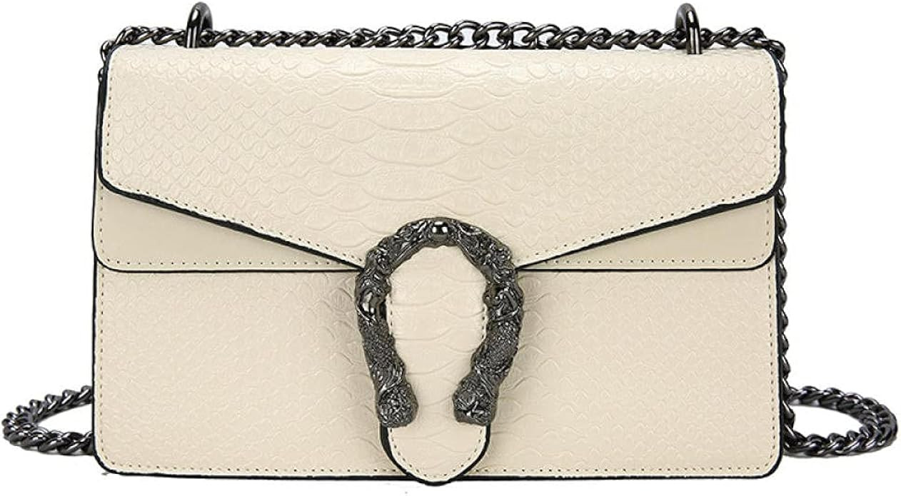Luxury Women Handbags PU Leather Women's Designer Shoulder Crossbody Bag and Purses Female Chain ... | Amazon (US)