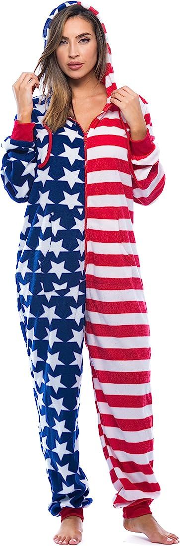 #followme American Flag Adult Onesie Pajamas | Amazon (US)