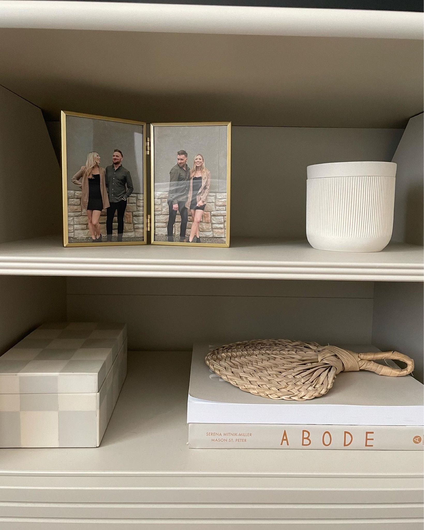 Loooove this little neutral section of our home! 

master bedroom, neutral vibes, homey, cozy, neutral home, checker board, minimalist, mcm, modern decor 

#LTKhome #LTKunder50
