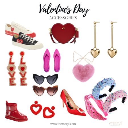 Valentine’s Day Accessories 
Heart Earrings Headband Sunglasses Accessory Valentine Shoes Sneakers Adidas Rothy’s 

#LTKSeasonal #LTKstyletip #LTKshoecrush