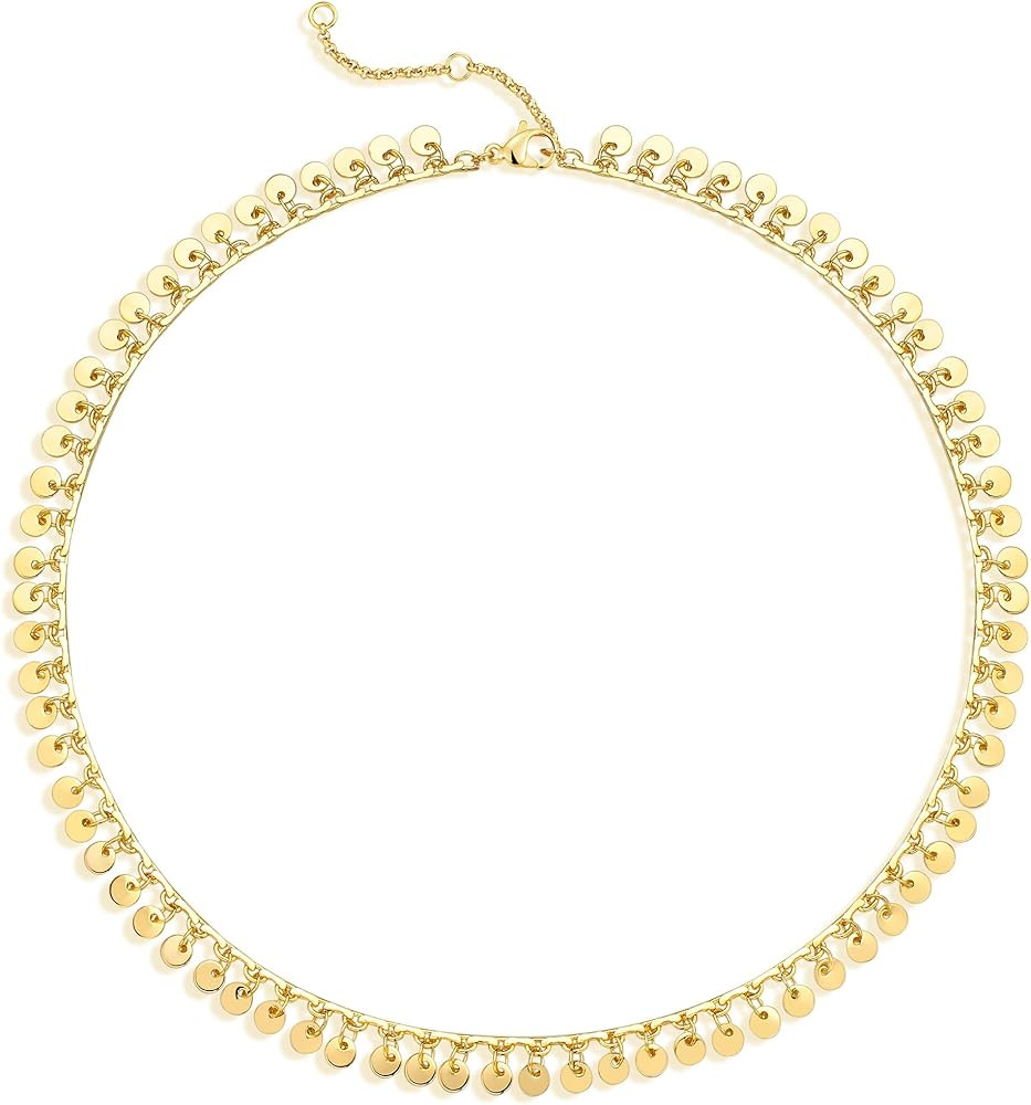 Fettero Cute Choker Necklace for Women Colorful Daisy Flower Choker Cute Chain Choker Necklace De... | Amazon (US)