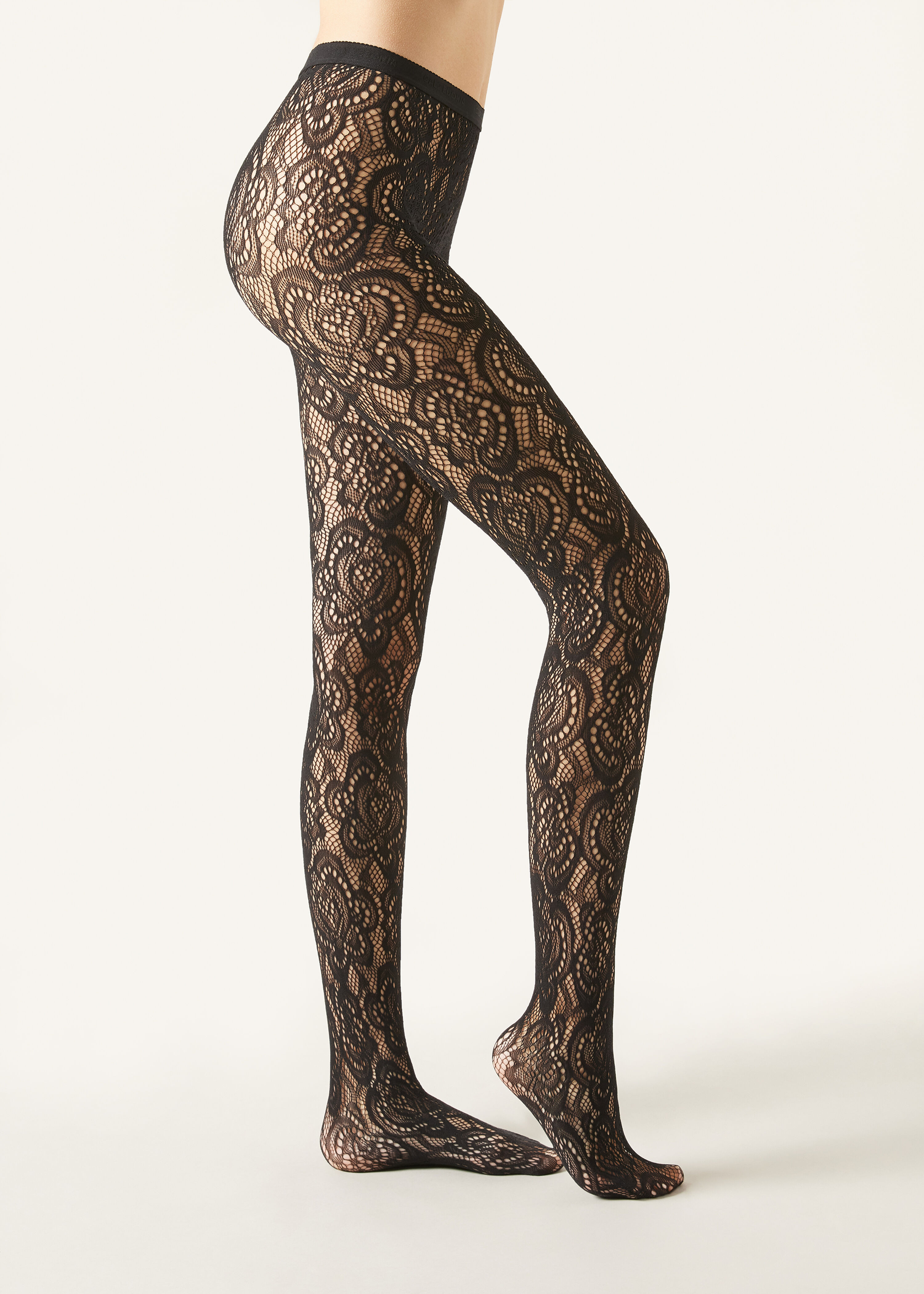 Macramé Effect Fishnet Tights | Calzedonia US