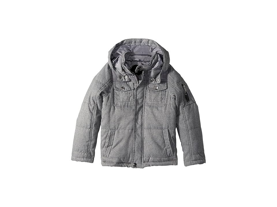 Urban Republic Kids Wool-Look Jacket (Little Kids/Big Kids) (Grey) Boy's Coat | 6pm