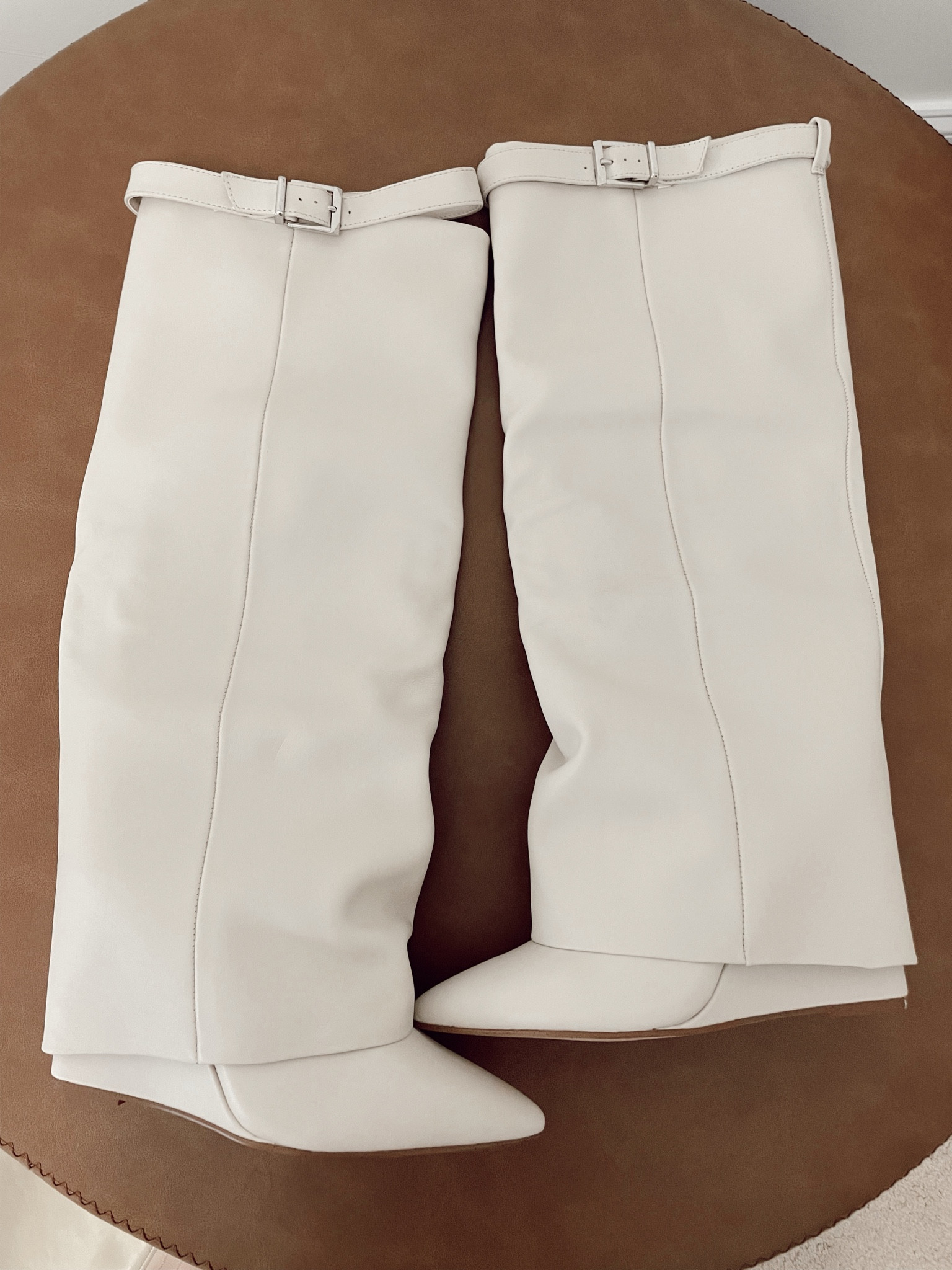 Steve Madden Corenne leather cream boots! ✨ These are currently on sale and going fast. 💃🏾

I linked similar options as well! 

Cream boots, spring boots, Steve Madden boots, Steve Madden shoes, Givenchy shark boots dupe 

#LTKSeasonal #LTKSpringSale