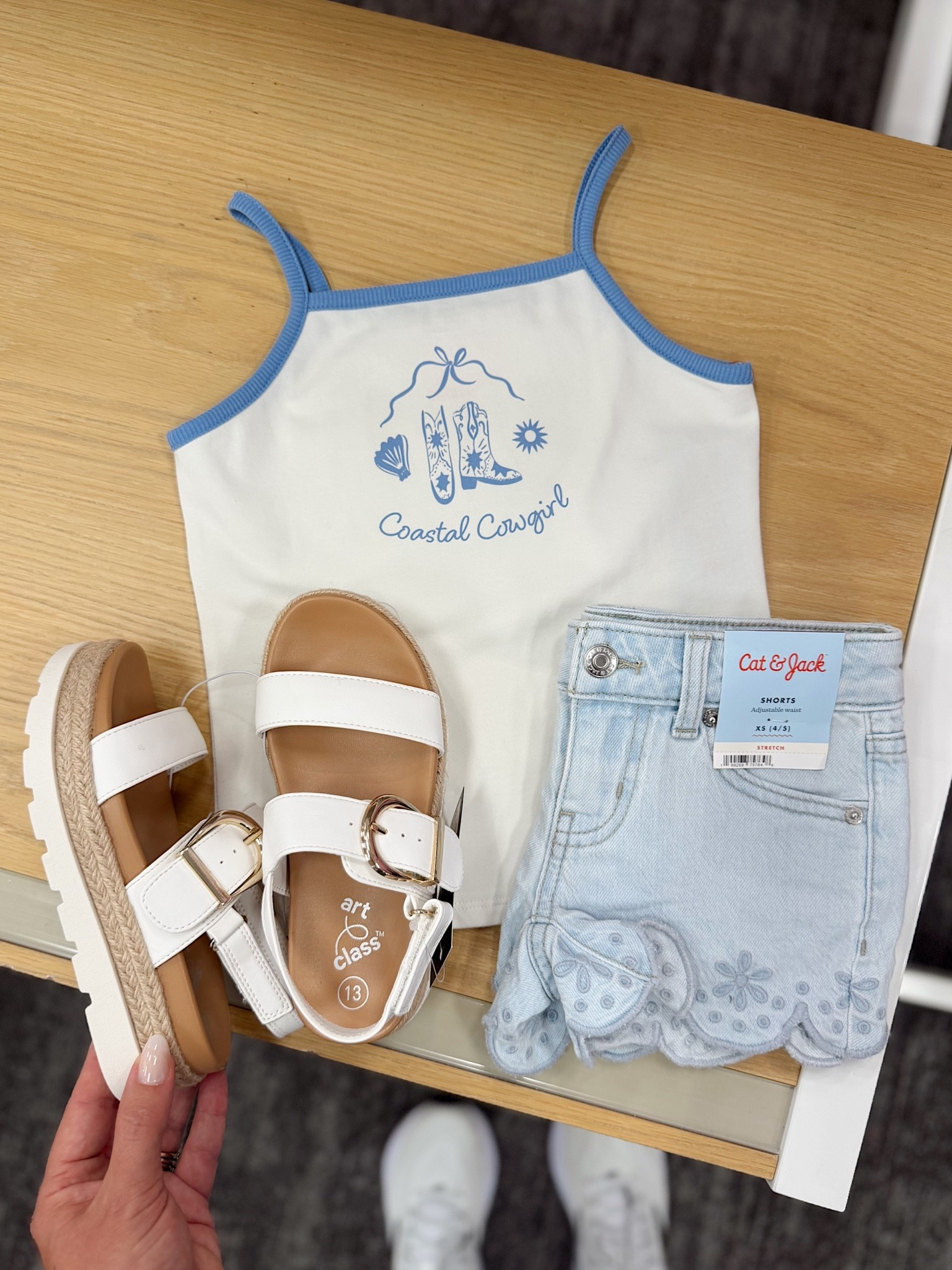 @target #ad #sponsored little girl summer outfit idea!! 🤠💙🐚🌊

#LTKKids #LTKootd #LTKgrwm