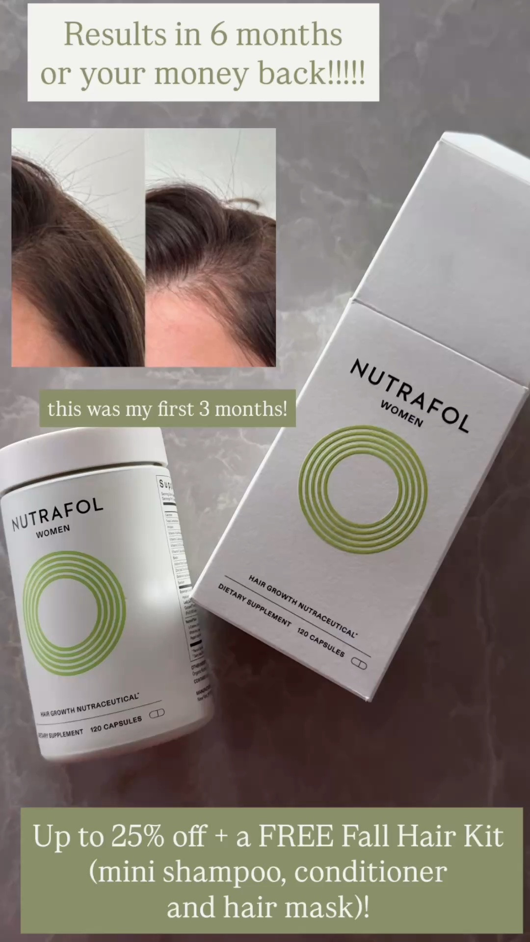 Nutrafol Labor Day Sale!!!
25% off plus a FREE 🍂Fall🍂 Hair Kit when you use this link!

#LTKSaleAlert #LTKBeauty #LTKselfcare
