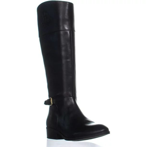 Womens Lauren Ralph Lauren Madisen Knee High Boots, Black, 5 US / 36 EU - Walmart.com | Walmart (US)