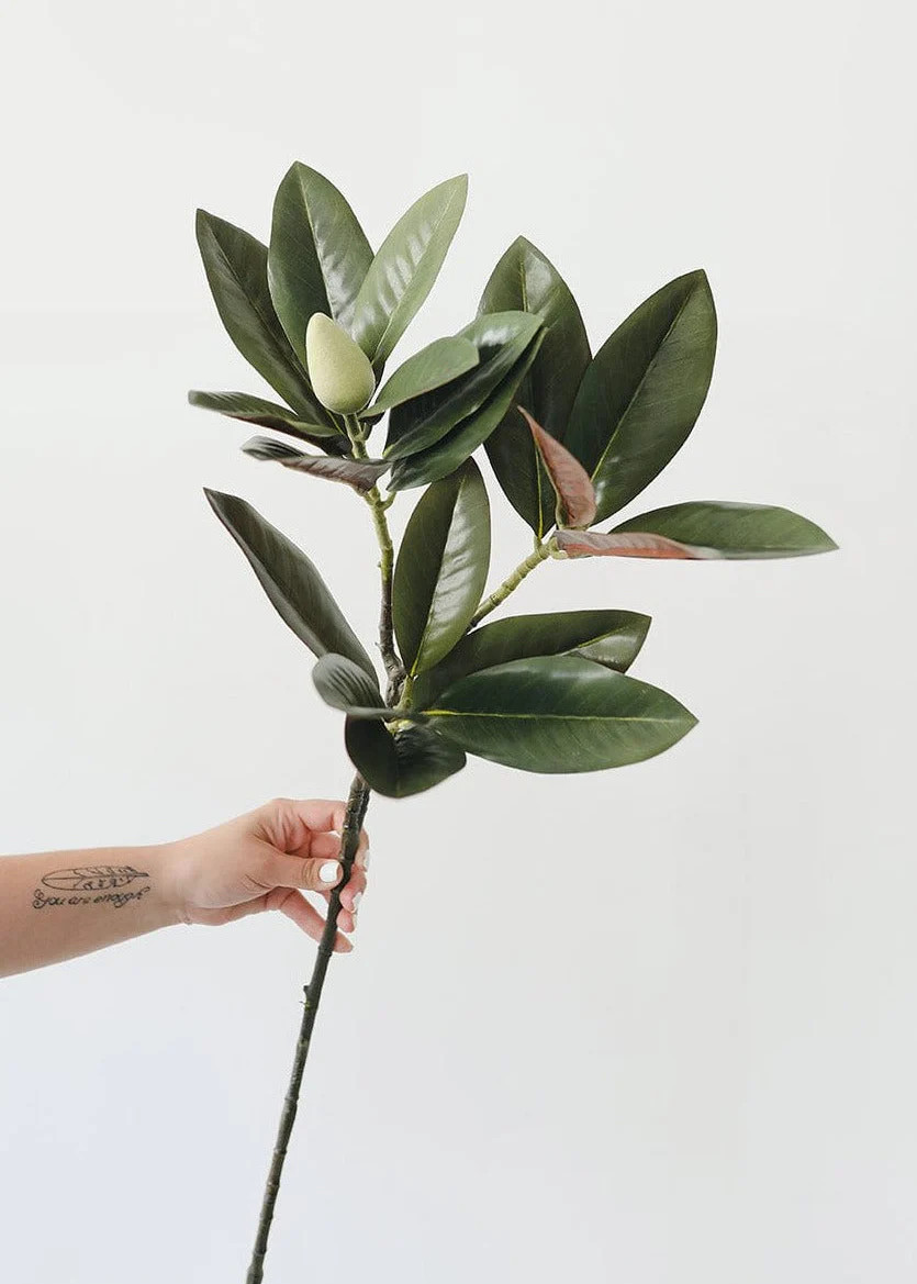 Magnolia Leaf Branch | Fake Plants for the Home at Afloral.com | Afloral