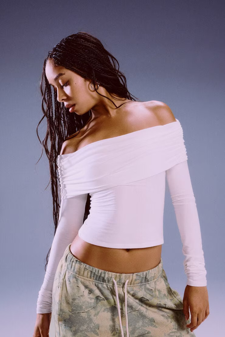 SexyCozy Off Shoulder Long Sleeve Top | Garage Clothing