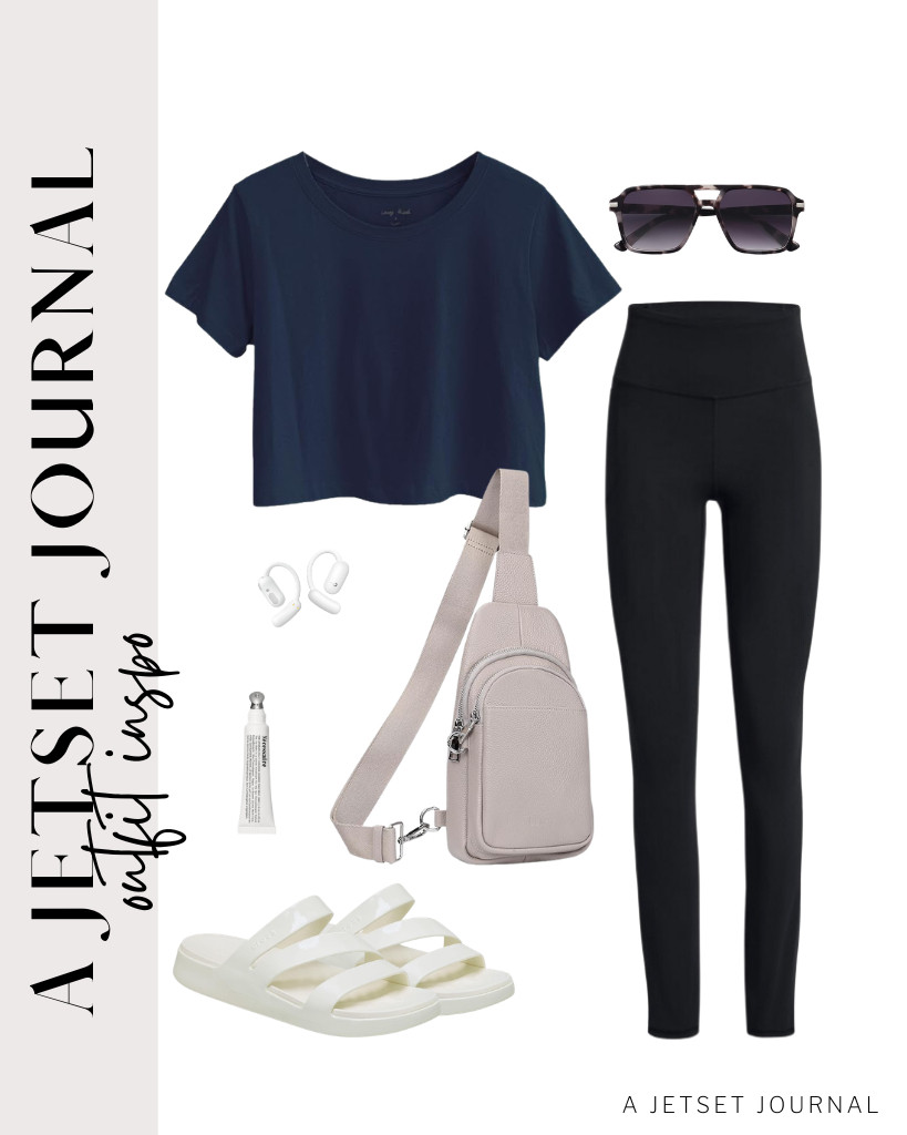 I paired this loose-fit tee with a leather sling bag and Crocs strappy sandals for our next outfit. I love how these retro aviator sunnies go well with this fit. This Nécessaire’s lip balm rounds out the look perfectly.

#LTKSeasonal #LTKSaleAlert #LTKTravel 

 