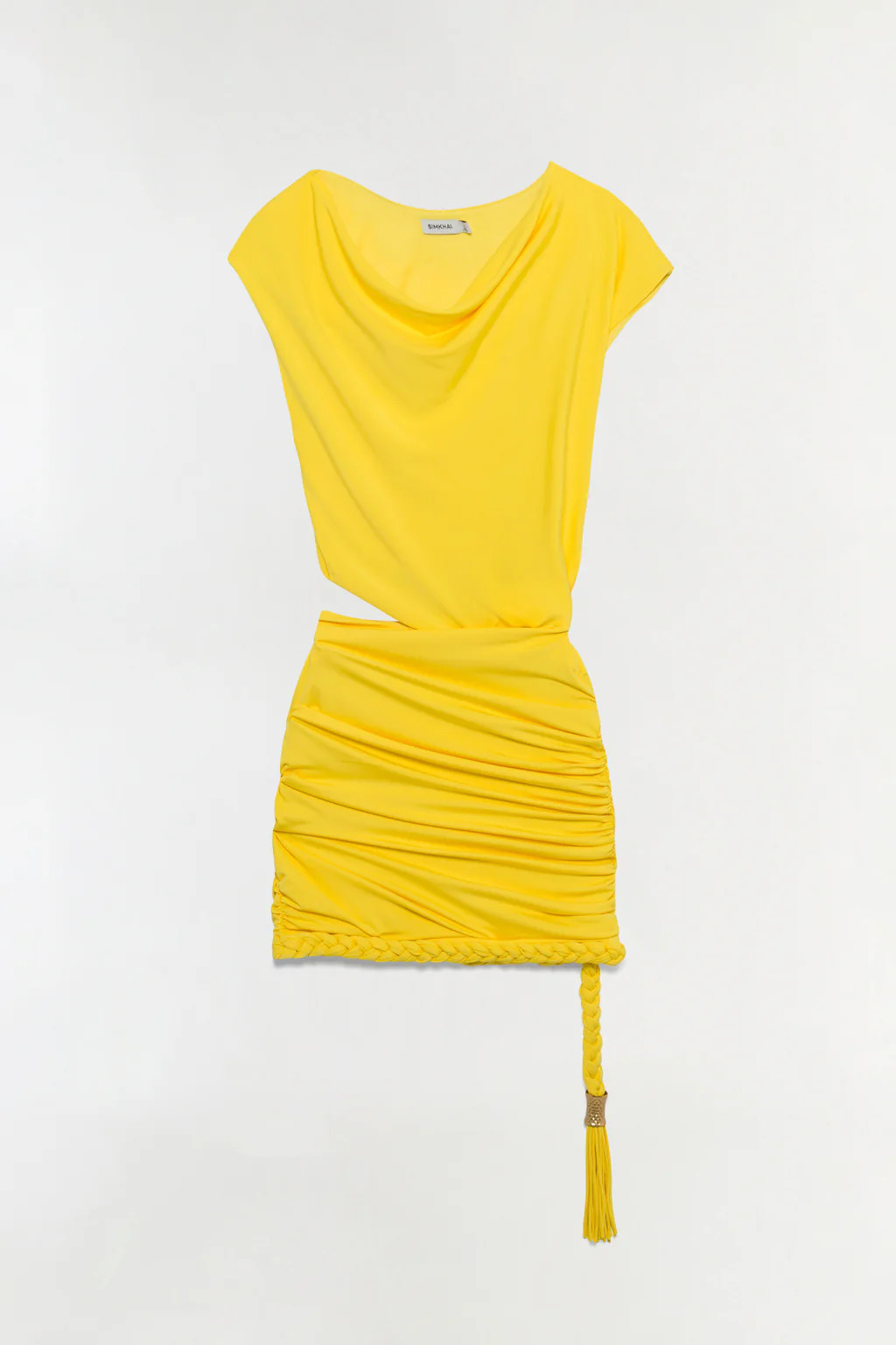 Nyla Draped Jersey Mini Dress | Simkhai