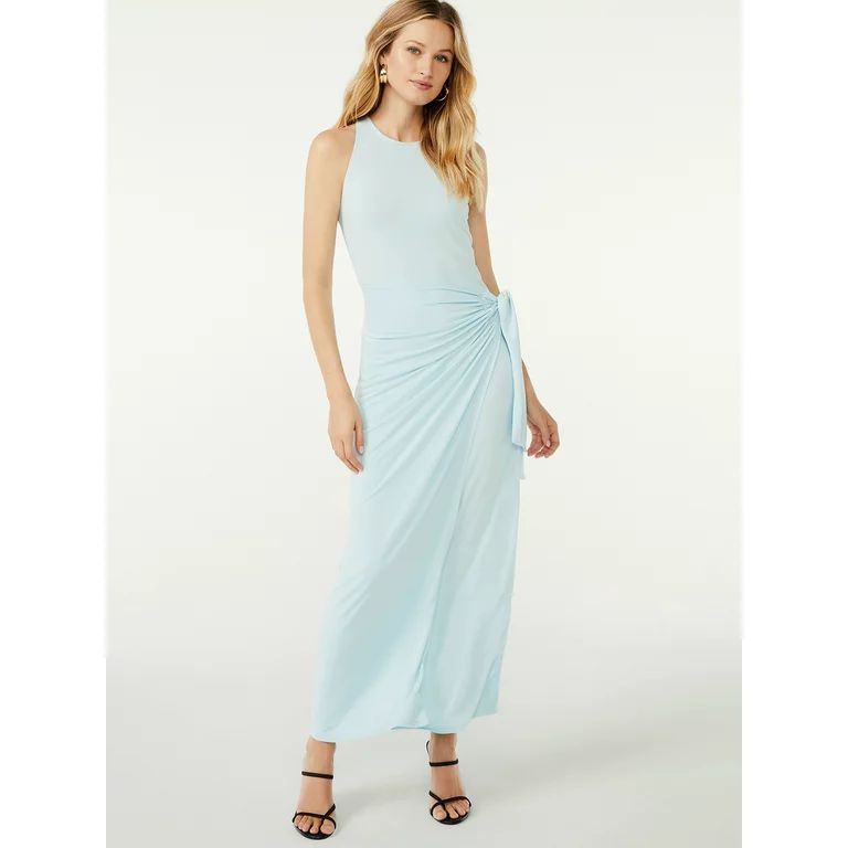 Scoop Women's Maxi Wrap Dress | Walmart (US)