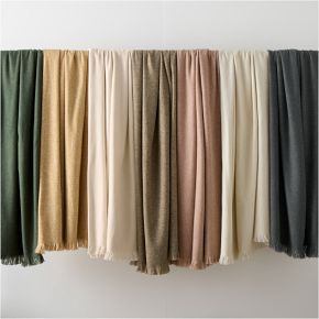 Brushed Woven Throw | West Elm (US)