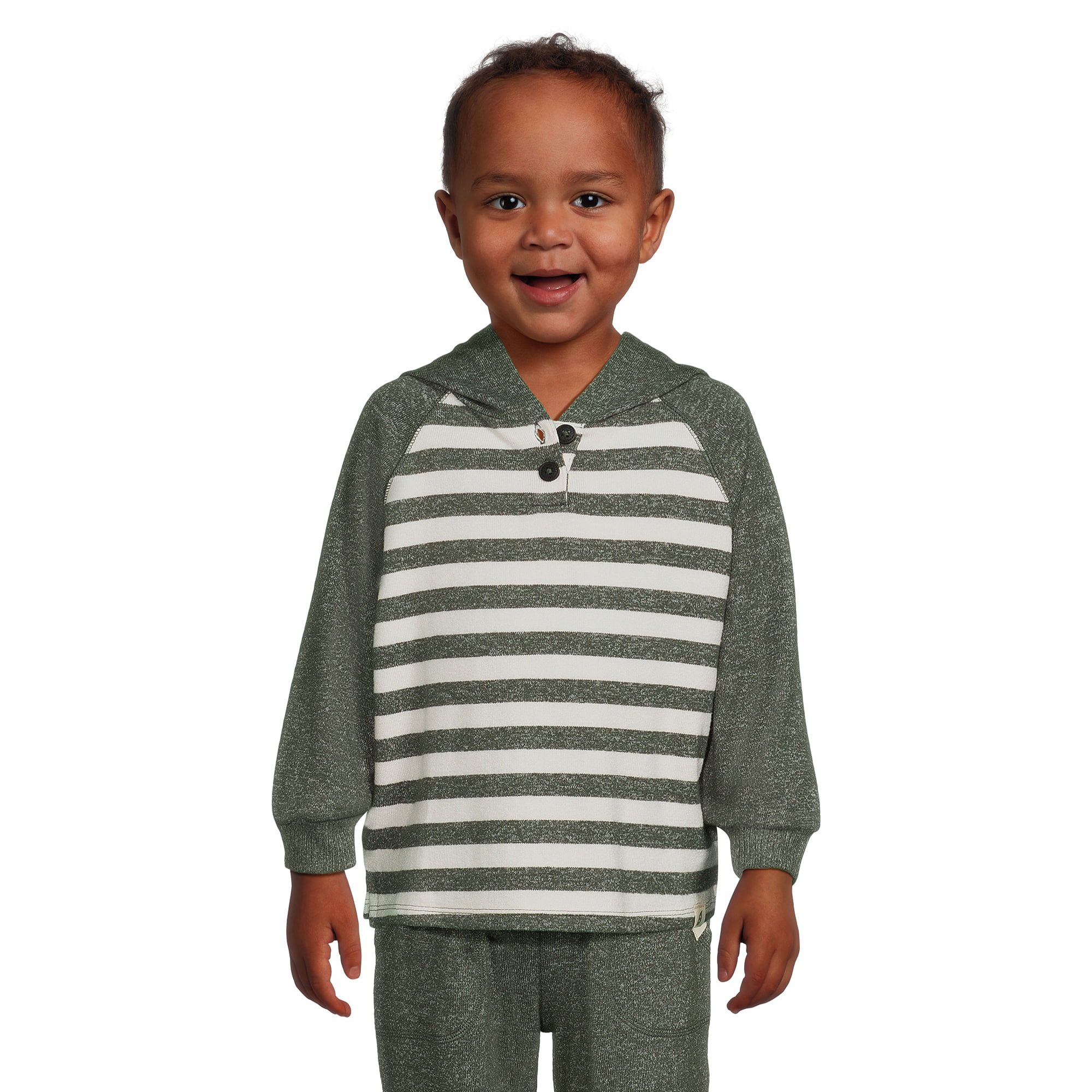 easy-peasy Toddler Boy Long Sleeve Hacci Hoodie, Sizes 12 Months-5T | Walmart (US)