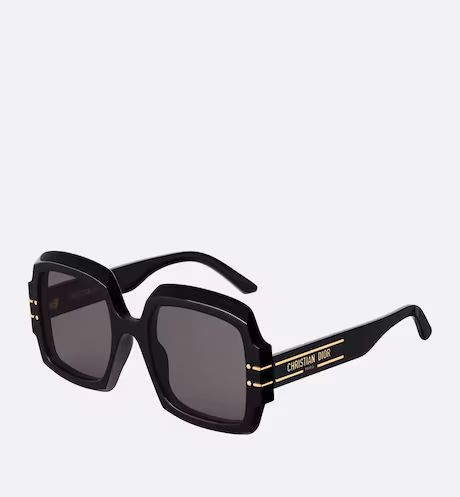 DiorSignature S1U Black Square Sunglasses | DIOR | Dior Couture