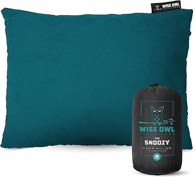 Wise Owl Outfitters Camping Pillow - Backpacking and Travel Pillow for Sleeping and Traveling - C... | Amazon (US)