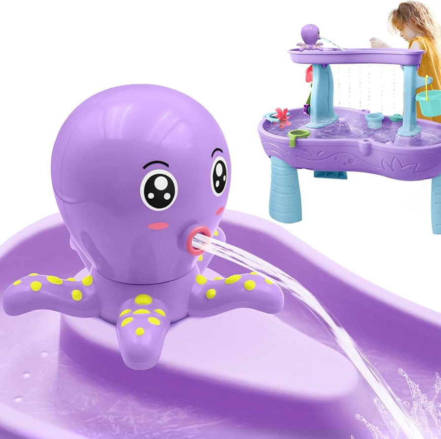 Water Table Pump, Battery Powered Water Outdoor Pump for Kids, 3 Hours of Non-Stop Work Fun Porta... | Amazon (US)