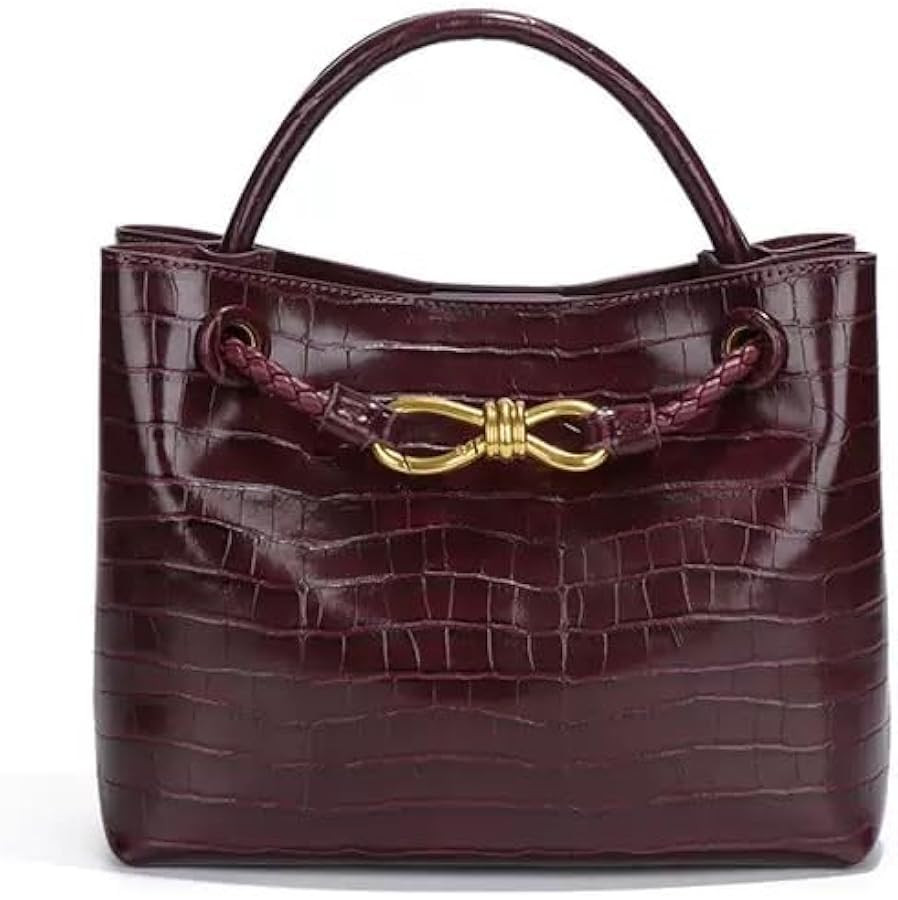Woven Tote Bag for Women Leather Shoulder Handbag Designer Top Handle Purses | Amazon (US)
