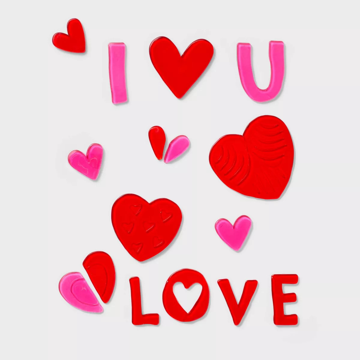 Valentine's Gel Clings Love Hearts - Spritz™ | Target
