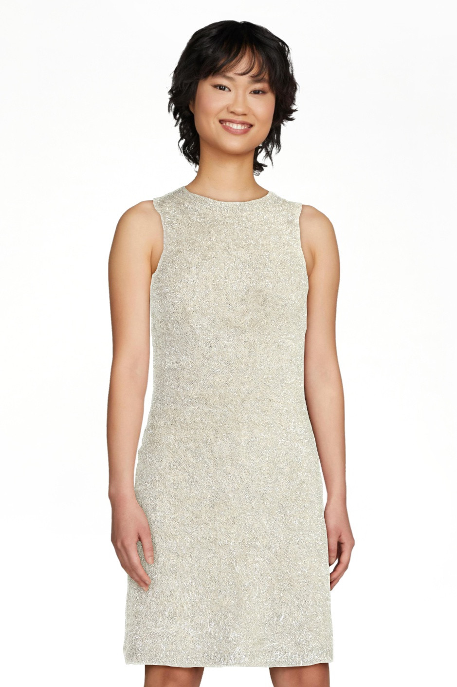 Scoop Women's Tinsel Sweater Mini Dress, Sizes XS-XXL | Walmart (US)