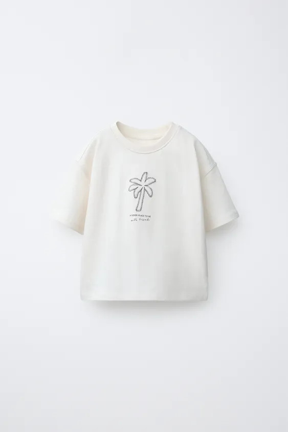 EMBROIDERED T-SHIRT | Zara US