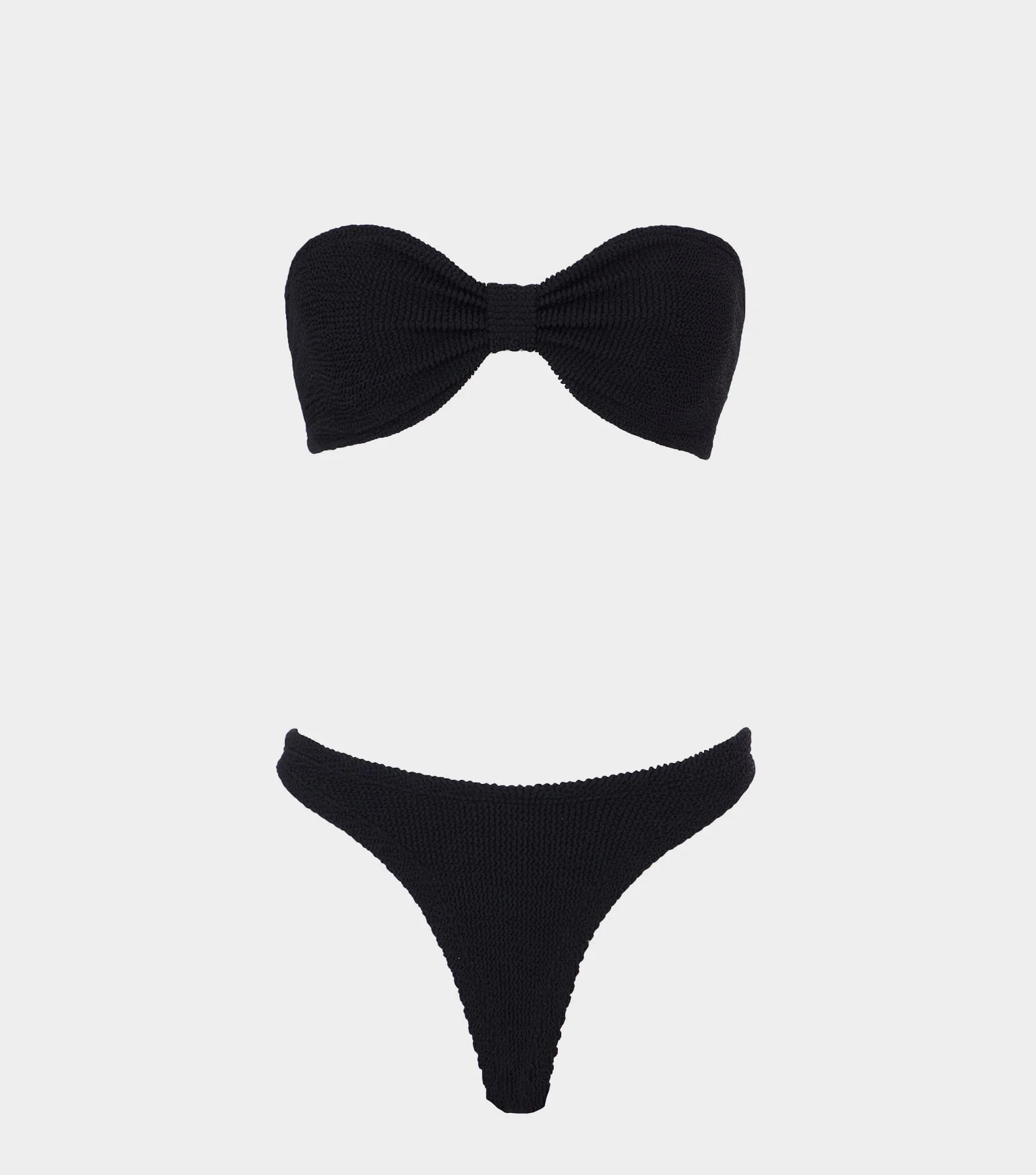 Tina Bikini - Black | One Size Swimwear | Hunza G - Black / One size | HUNZA G
